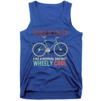 Vintage I'm Biker Dad Fathers Day Wheely Cooler Tank Top