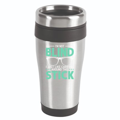 Visually Impaired Braille Visual Blind Awareness 16oz Travel Tumbler