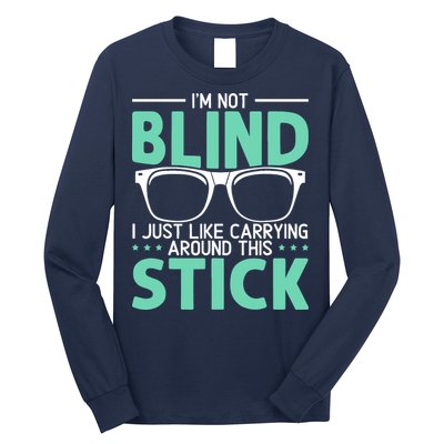 Visually Impaired Braille Visual Blind Awareness Long Sleeve Shirt