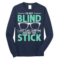Visually Impaired Braille Visual Blind Awareness Long Sleeve Shirt