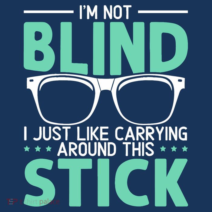 Visually Impaired Braille Visual Blind Awareness Tall T-Shirt