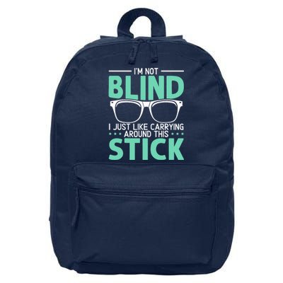 Visually Impaired Braille Visual Blind Awareness 16 in Basic Backpack