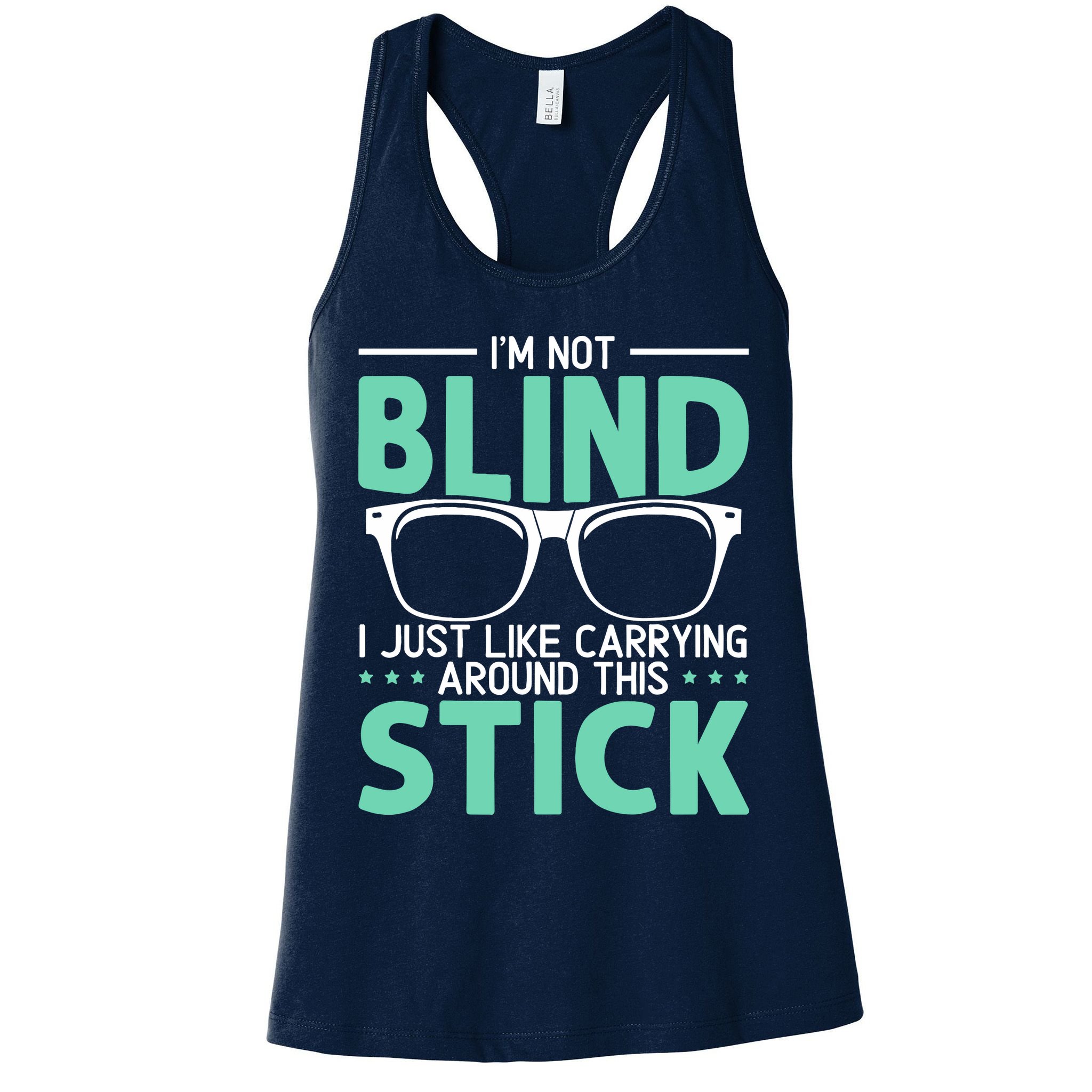 Visually Impaired Braille Visual Blind Awareness Womens Tank Top