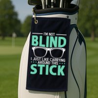 Visually Impaired Braille Visual Blind Awareness Golf Towel