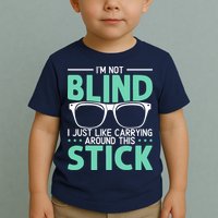 Visually Impaired Braille Visual Blind Awareness Toddler T-Shirt