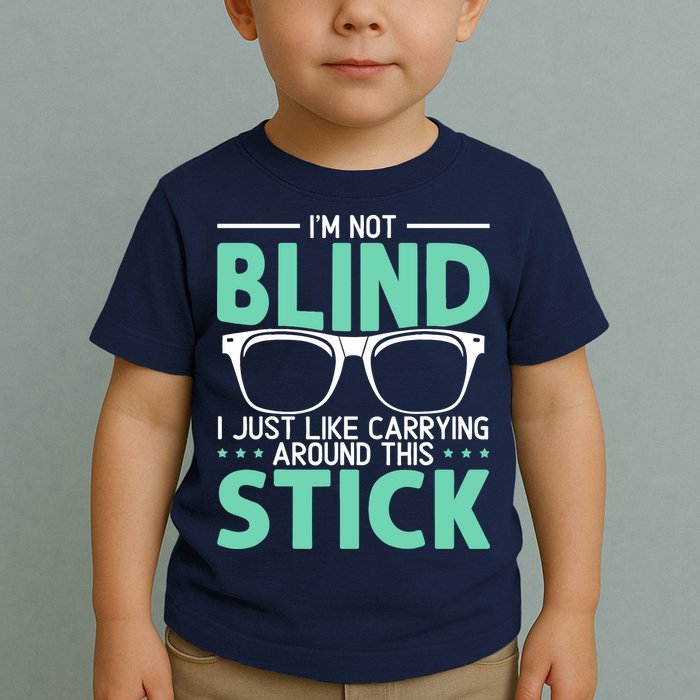 Visually Impaired Braille Visual Blind Awareness Toddler T-Shirt