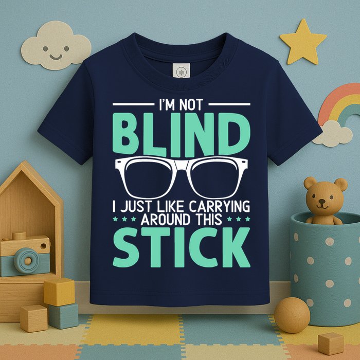Visually Impaired Braille Visual Blind Awareness Toddler T-Shirt