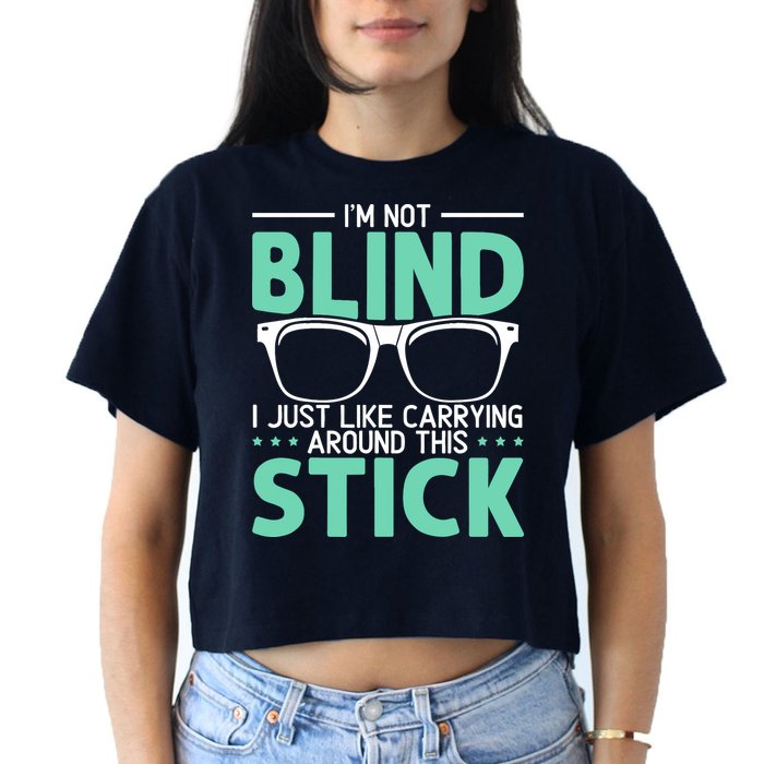 Visually Impaired Braille Visual Blind Awareness Crop Top