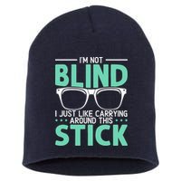 Visually Impaired Braille Visual Blind Awareness Short Acrylic Beanie