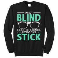 Visually Impaired Braille Visual Blind Awareness Tall Sweatshirt