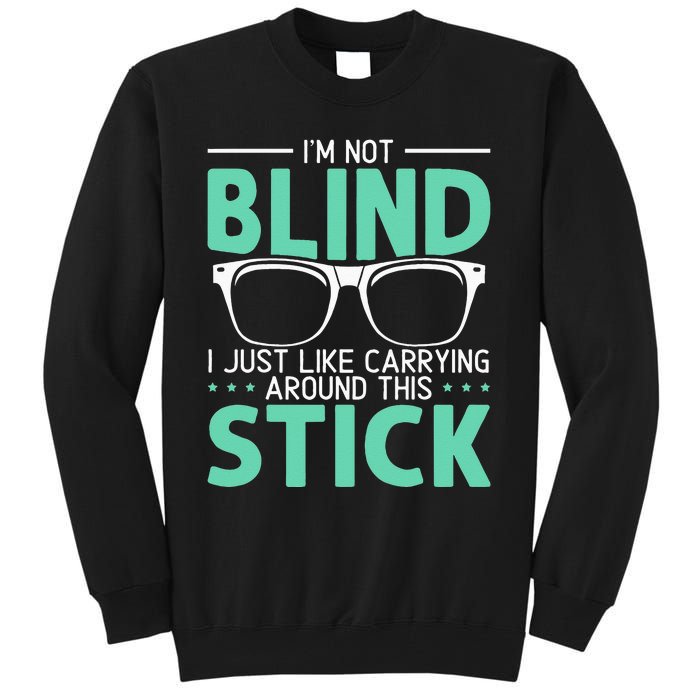 Visually Impaired Braille Visual Blind Awareness Tall Sweatshirt