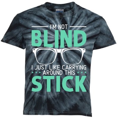 Visually Impaired Braille Visual Blind Awareness Kids Tie-Dye T-Shirt