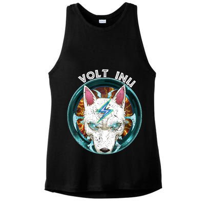 Volt Inu Crypto Token Cryptocurrency Wallet Volt Inu Ladies PosiCharge Tri-Blend Wicking Tank