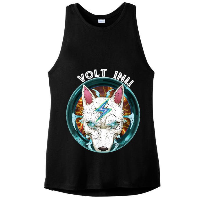 Volt Inu Crypto Token Cryptocurrency Wallet Volt Inu Ladies PosiCharge Tri-Blend Wicking Tank