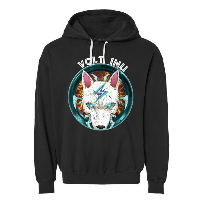 Volt Inu Crypto Token Cryptocurrency Wallet Volt Inu Garment-Dyed Fleece Hoodie