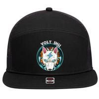 Volt Inu Crypto Token Cryptocurrency Wallet Volt Inu 7 Panel Mesh Trucker Snapback Hat