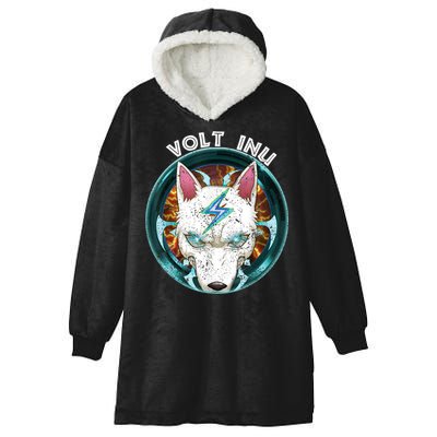Volt Inu Crypto Token Cryptocurrency Wallet Volt Inu Hooded Wearable Blanket