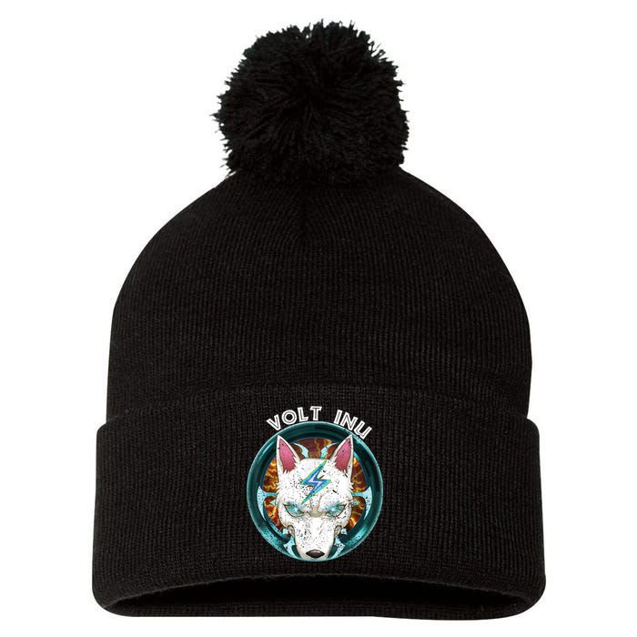 Volt Inu Crypto Token Cryptocurrency Wallet Volt Inu Pom Pom 12in Knit Beanie