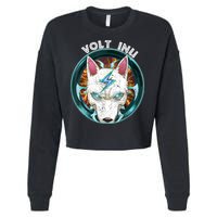 Volt Inu Crypto Token Cryptocurrency Wallet Volt Inu Cropped Pullover Crew