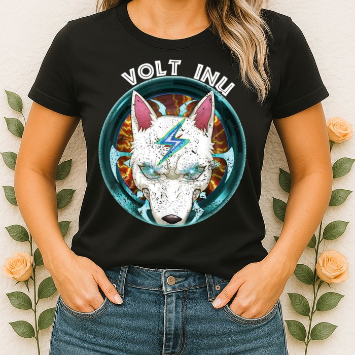 Volt Inu Crypto Token Cryptocurrency Wallet Volt Inu Womens T-Shirt
