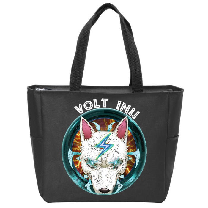 Volt Inu Crypto Token Cryptocurrency Wallet Volt Inu Zip Tote Bag