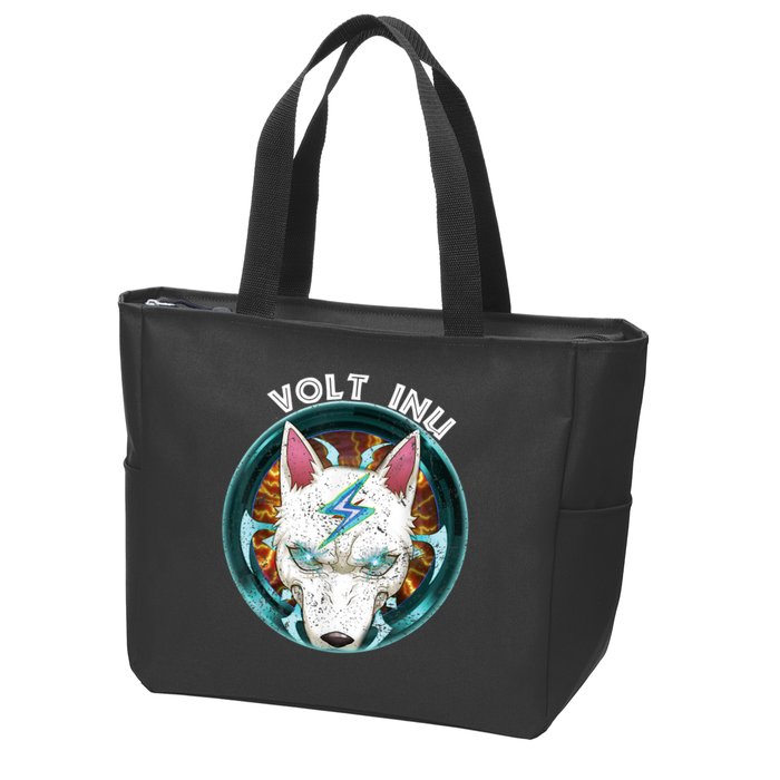 Volt Inu Crypto Token Cryptocurrency Wallet Volt Inu Zip Tote Bag