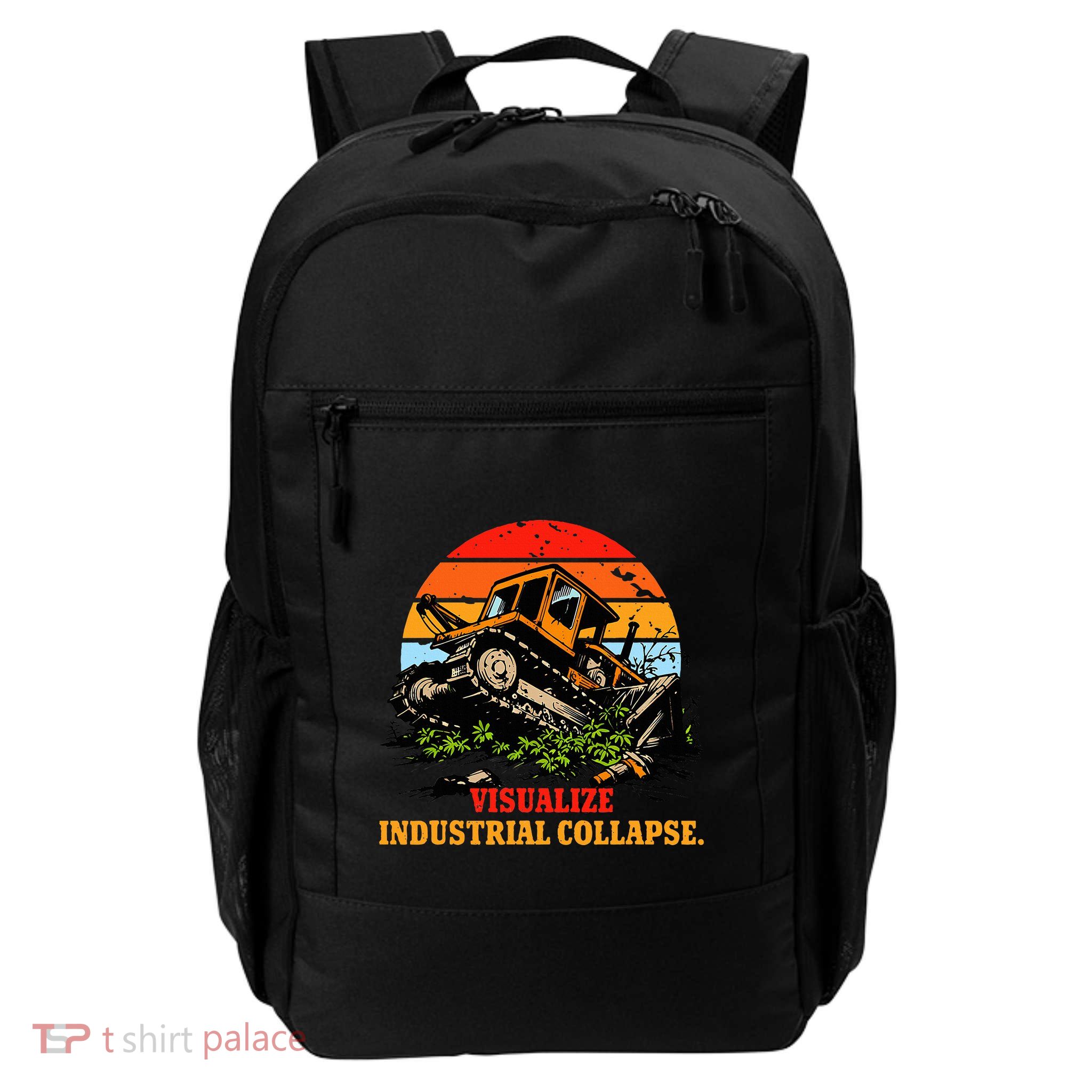 Visualize Industrial Collapse Daily Commute Backpack