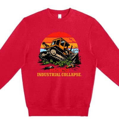 Visualize Industrial Collapse Premium Crewneck Sweatshirt