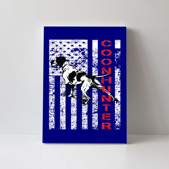 Vintage Inspired Coon Hunter Funny Gift For Raccoon Hunters Canvas