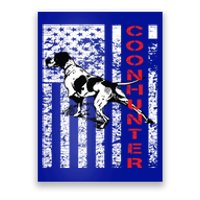 Vintage Inspired Coon Hunter Funny Gift For Raccoon Hunters Poster