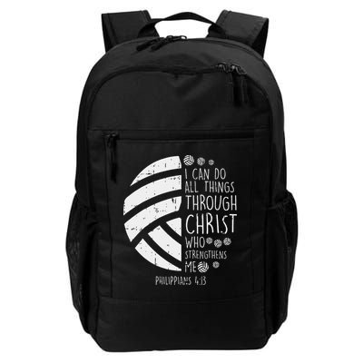 Volleyball I Can Do Things Bible Verse God Jesus Gift Backpack
