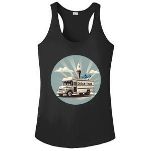 Vacation Ice Cream Truck Costume For Summer Memories Lovers Gift Ladies PosiCharge Competitor Racerback Tank