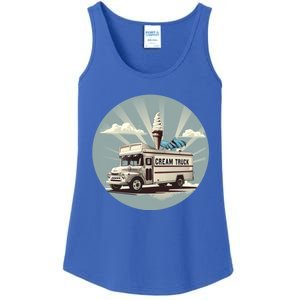 Vacation Ice Cream Truck Costume For Summer Memories Lovers Gift Ladies Essential Tank