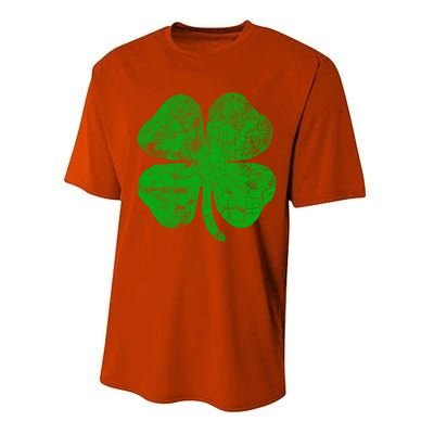 Vintage Irish Clover St Patrick's Day Lucky Graphic Gift Performance Sprint T-Shirt