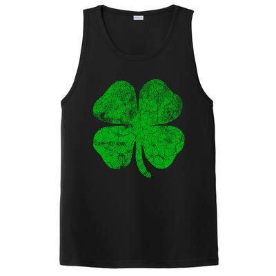 Vintage Irish Clover St Patrick's Day Lucky Graphic Gift PosiCharge Competitor Tank