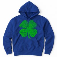 Vintage Irish Clover St Patrick's Day Lucky Graphic Gift Hoodie