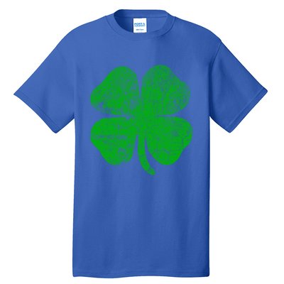 Vintage Irish Clover St Patrick's Day Lucky Graphic Gift Tall T-Shirt