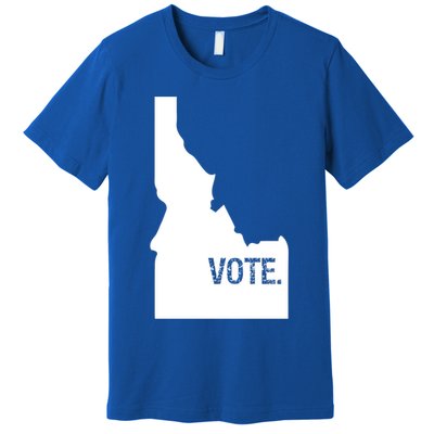 Vote Idaho Cute Gift Election Day State Voting Gift Premium T-Shirt