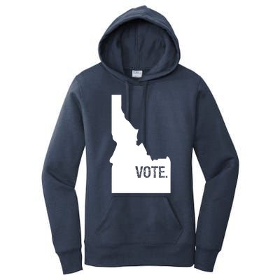 Vote Idaho Cute Gift Election Day State Voting Gift Women's Pullover Hoodie