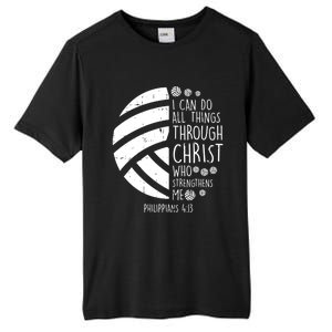 Volleyball I Can Do Things Bible Verse God Jesus Gift Tall Fusion ChromaSoft Performance T-Shirt