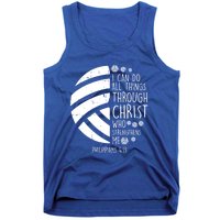 Volleyball I Can Do Things Bible Verse God Jesus Gift Tank Top