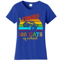 Vintage I Crushed 100 Days Of School Truck Gift Women's T-Shirt