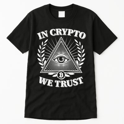 Vintage In Crypto We Trust Eye Of Providence Tall T-Shirt