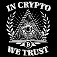 Vintage In Crypto We Trust Eye Of Providence Tall Hoodie