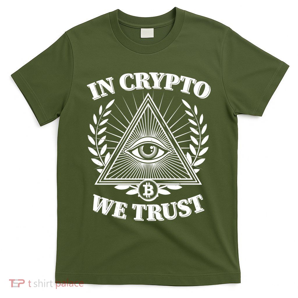 Vintage In Crypto We Trust Eye Of Providence T-Shirt