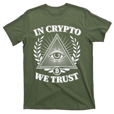 Vintage In Crypto We Trust Eye Of Providence T-Shirt