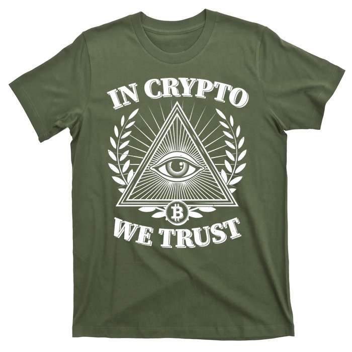 Vintage In Crypto We Trust Eye Of Providence T-Shirt