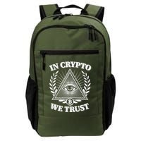 Vintage In Crypto We Trust Eye Of Providence Backpack