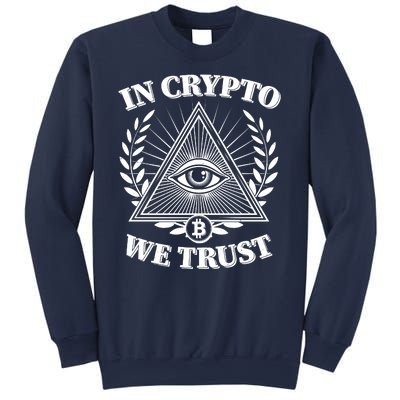 Vintage In Crypto We Trust Eye Of Providence Sweatshirt