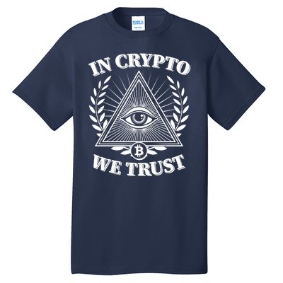 Vintage In Crypto We Trust Eye Of Providence Tall T-Shirt